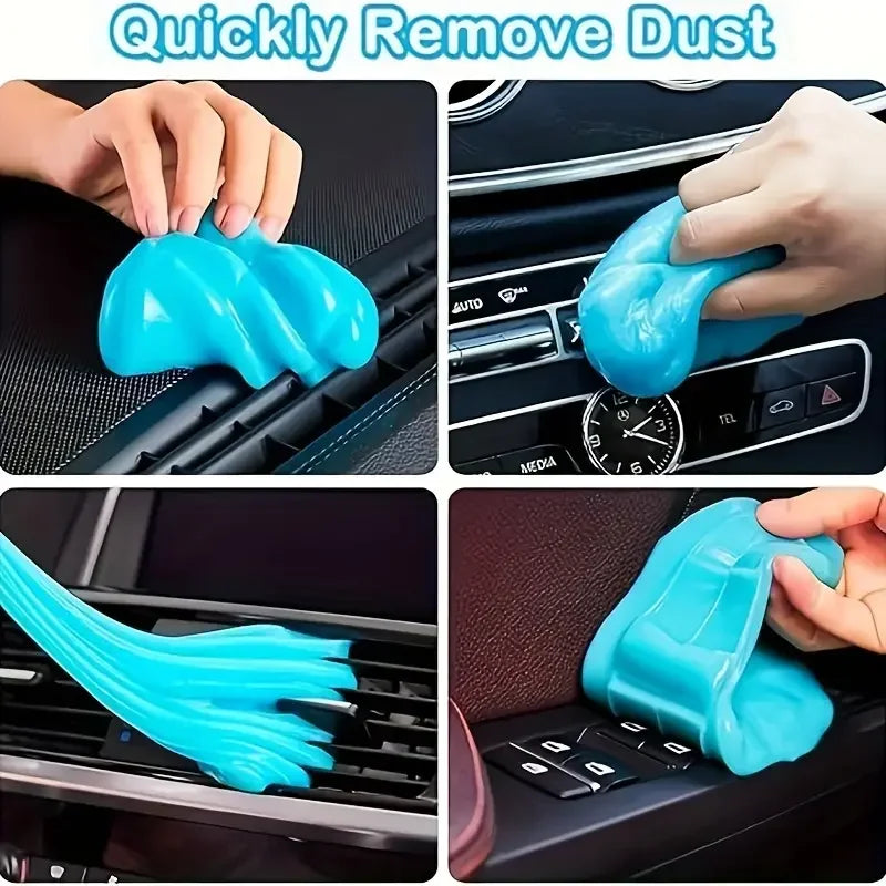 Car Interior Cleaning Gel – 70g Magic Mud Dust Cleaner for Keyboard & Air Vents