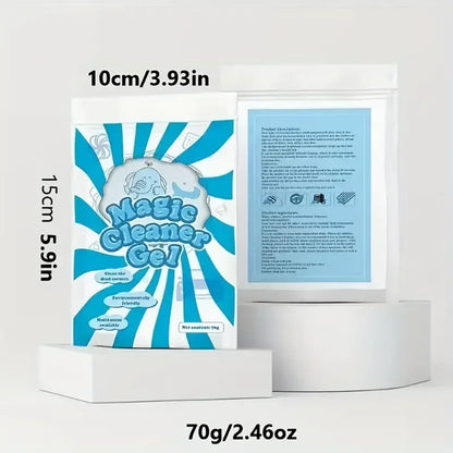 Car Interior Cleaning Gel – 70g Magic Mud Dust Cleaner for Keyboard & Air Vents